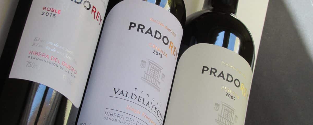 botellas de vino Pradorey