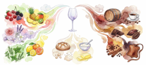 aromas del vino